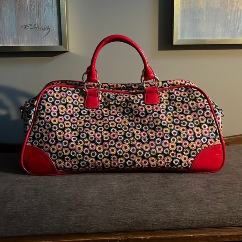 Vera Bradley YTB You're The Best Frill Symphony in Hue Travel Bag